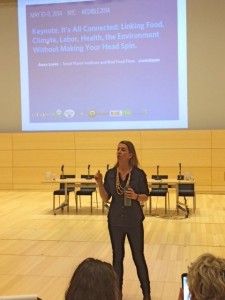 Sustainable food advocate Anna Lappé, co-founder of the Small Planet Institute