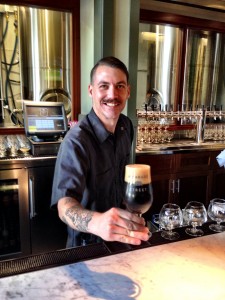 "Beer tender" Wade Caswell knows everything about the brews at Alvarado Street Brewery & Grill (photo: Phillip M. Geiger)