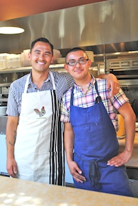 Owner Jay Dolata with Chef Kyle Odell