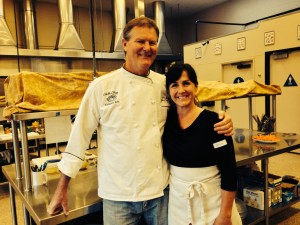 Chef/instructor Eric Carter and Patricia Poritzky, owner of Let's Cook!