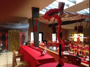 Food Lounge decked out for Chinese New Year event