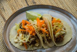 Carnitas street tacos