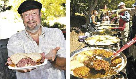 Open-air deli: Lester Tockerman