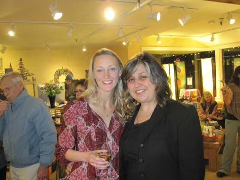 Eco Carmel owner Kristi Reimers with Daniella Dimitrova Russo, executive director of Plastic Pollution Coalition